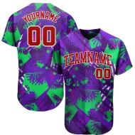 Custom 3D Pattern Design Music Festival Authentic rugby Jersey