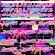 Custom Black Pink-White 3D Pattern Design Beach Hawaii Palm Trees Authentic rugby Jersey Custom Black Pink-White 3D Pattern Design Beach Hawaii Palm Trees Authentic rugby Jersey