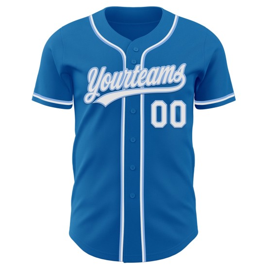 Custom Blue White-Light Blue Authentic rugby Jersey Custom Blue White-Light Blue Authentic rugby Jersey