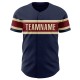 Custom Navy Vintage USA Flag Cream-Crimson Authentic rugby Jersey Custom Navy Vintage USA Flag Cream-Crimson Authentic rugby Jersey