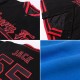 Custom Powder Blue Teal-Black Bomber Full-Snap Varsity Letterman Jacket Custom Powder Blue Teal-Black Bomber Full-Snap Varsity Letterman Jacket