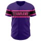 Custom Purple Black-Pink Authentic rugby Jersey Custom Purple Black-Pink Authentic rugby Jersey