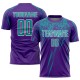 Custom Purple Teal-White Sublimation Uniform Jersey Custom Purple Teal-White Sublimation Uniform Jersey
