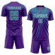 Custom Purple Teal-White Sublimation Uniform Jersey Custom Purple Teal-White Sublimation Uniform Jersey