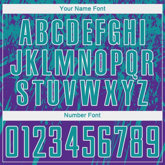 Custom Purple Teal-White Sublimation Uniform Jersey Custom Purple Teal-White Sublimation Uniform Jersey