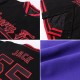 Custom Purple White Black-Orange Bomber Full-Snap Varsity Letterman Jacket Custom Purple White Black-Orange Bomber Full-Snap Varsity Letterman Jacket