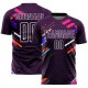 Custom Purple White Lines Sublimation Uniform Jersey Custom Purple White Lines Sublimation Uniform Jersey