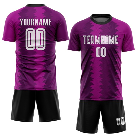 Custom Purple White-Pink Sublimation Uniform Jersey Custom Purple White-Pink Sublimation Uniform Jersey