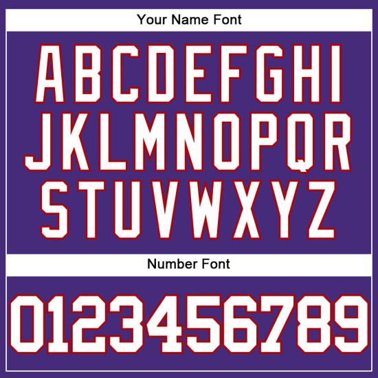 Custom Purple White-Red Authentic rugby Jersey Custom Purple White-Red Authentic rugby Jersey