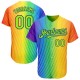 Custom Rainbow For Pride Month Love Is Love LGBT 3D Authentic rugby Jersey Custom Rainbow For Pride Month Love Is Love LGBT 3D Authentic rugby Jersey