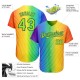 Custom Rainbow For Pride Month Love Is Love LGBT 3D Authentic rugby Jersey Custom Rainbow For Pride Month Love Is Love LGBT 3D Authentic rugby Jersey