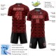 Custom Red Black-White Geometric Shapes Sublimation Uniform Jersey Custom Red Black-White Geometric Shapes Sublimation Uniform Jersey